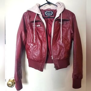 Ambiance Hooded Bomber Jacket